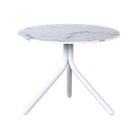 White Poseidon Side Table